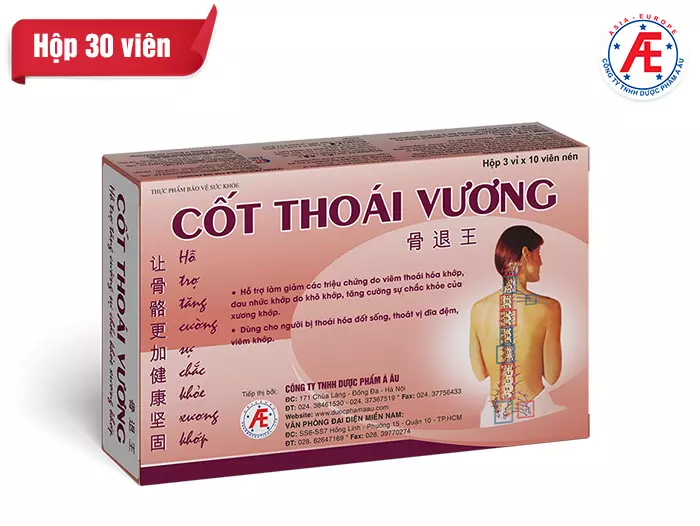 THỰC PHẨM BẢO VỆ SỨC KHỎE CỐT THOÁI VƯƠNG
